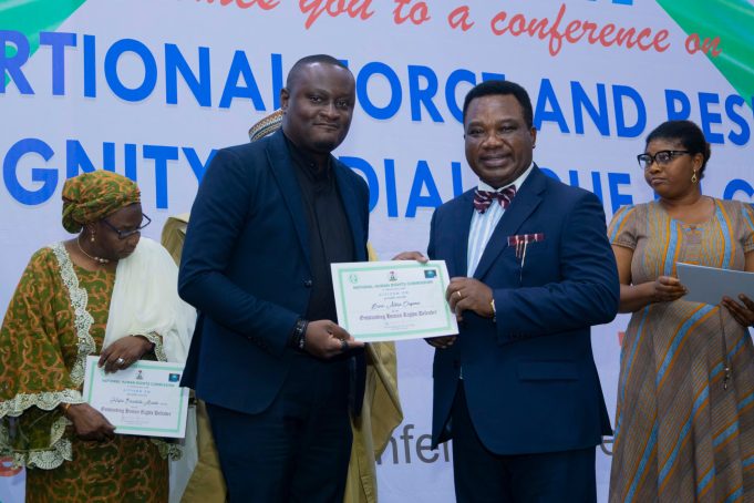 NHRC Crowns Onyema Human Rights Defender – By Daisy BARRO