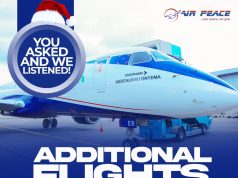 Air Peace Ups Flights to Meet Festive Demand – By Daisy BARRO