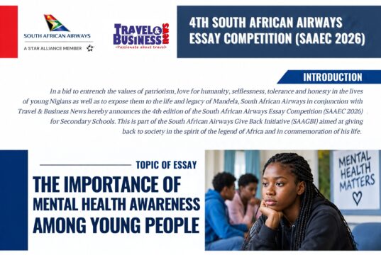 South African Airways Unveils Fourth Edition Of Its Essay Competition – By Daisy BARRO